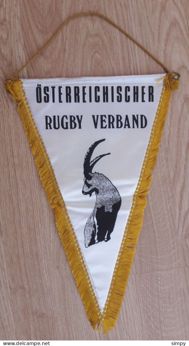 CAPTAIN Pennant Rugby Federation Of AUSTRIA Association 27x39 Cm - Rugby