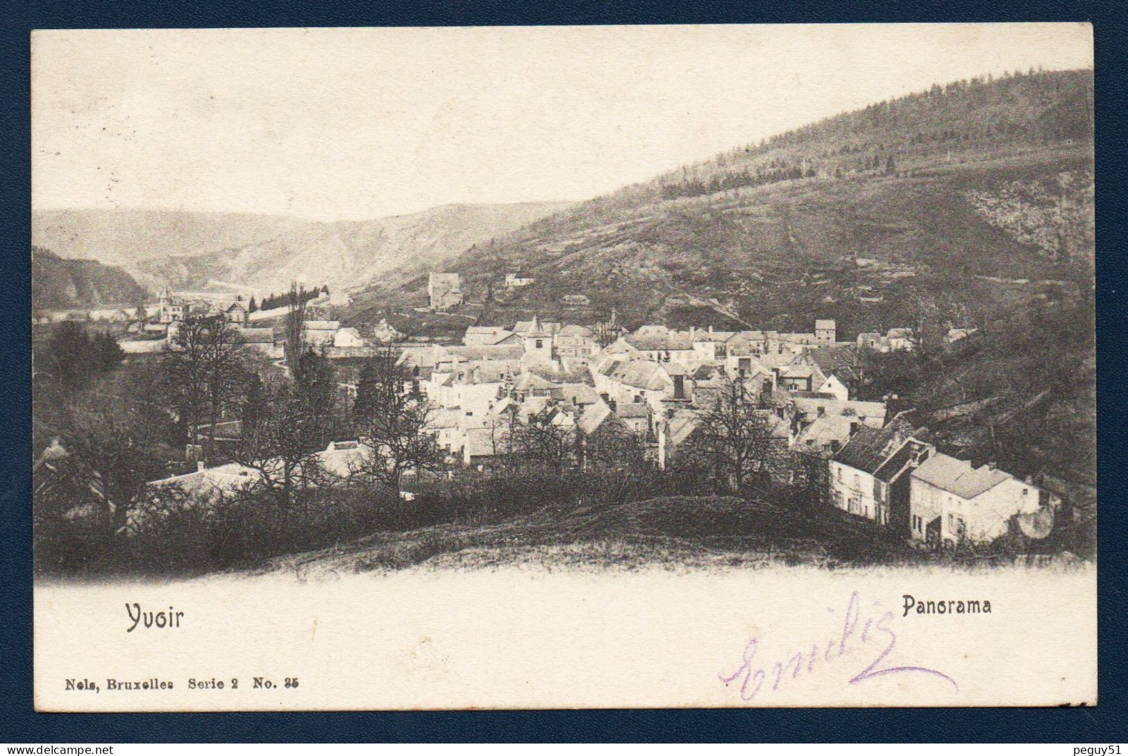 Yvoir ( Namur). Panorama Avec L'église Saint-Eloi. 1910 - Yvoir