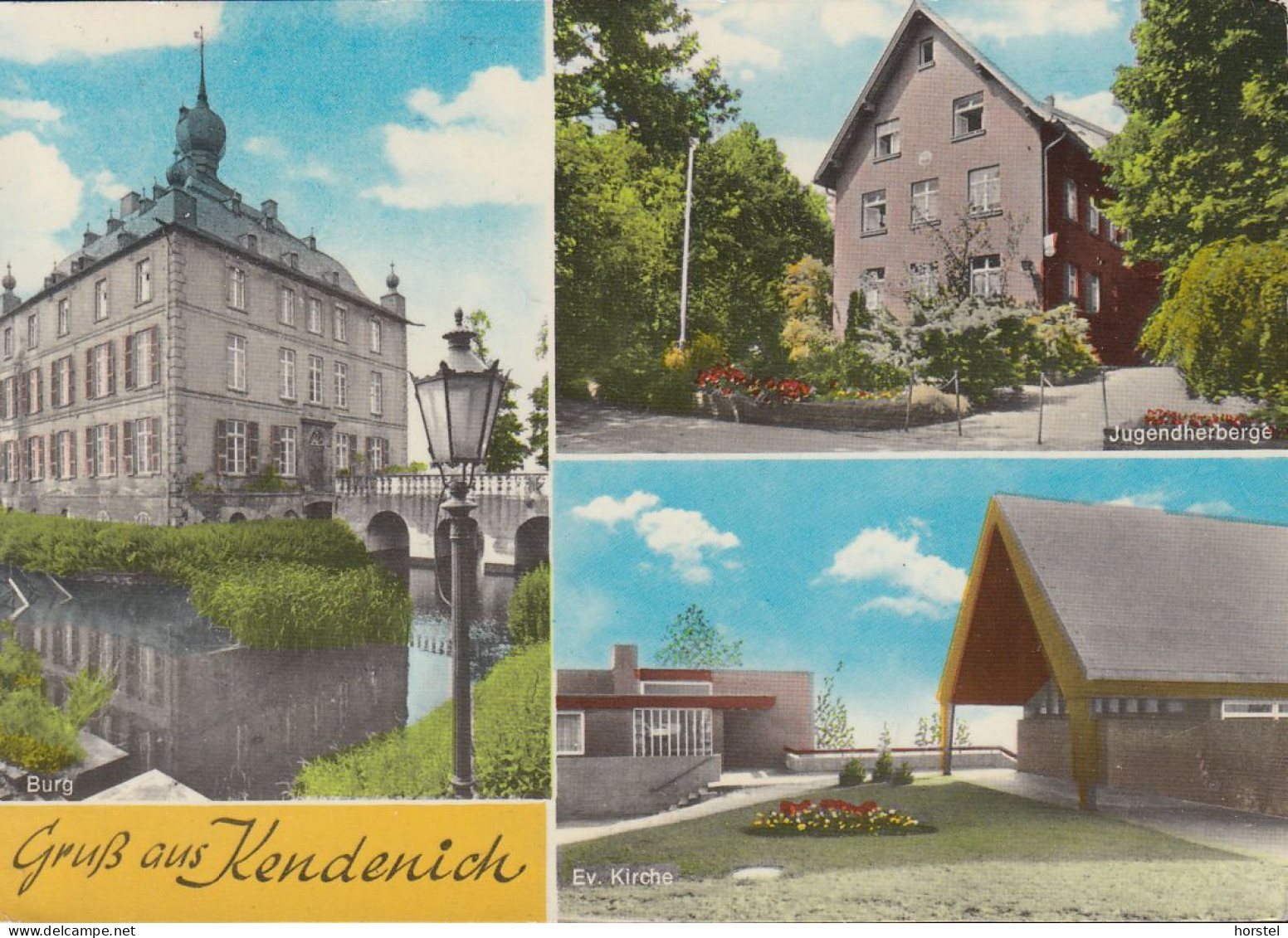 D-50354 Hürth - Kendenich - Ansichten - Burg - Jugendherberge - Ev. Kirche - 2x Nice Stamps - Hürth