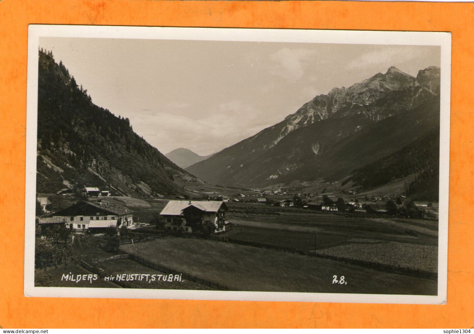 MILDERS  Mir NEUSTIFT  STUBAI - (Tampon Au Verso Josef LANZINGER ...... Pension ) - Neustift Im Stubaital