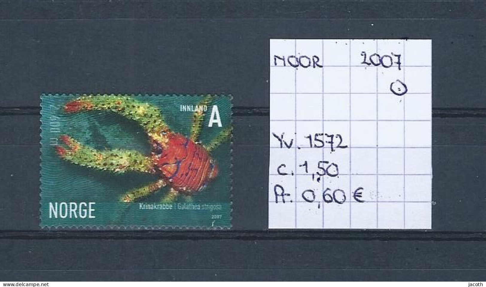 (TJ) Noorwegen 2007 - YT 1572 (gest./obl./used) - Used Stamps