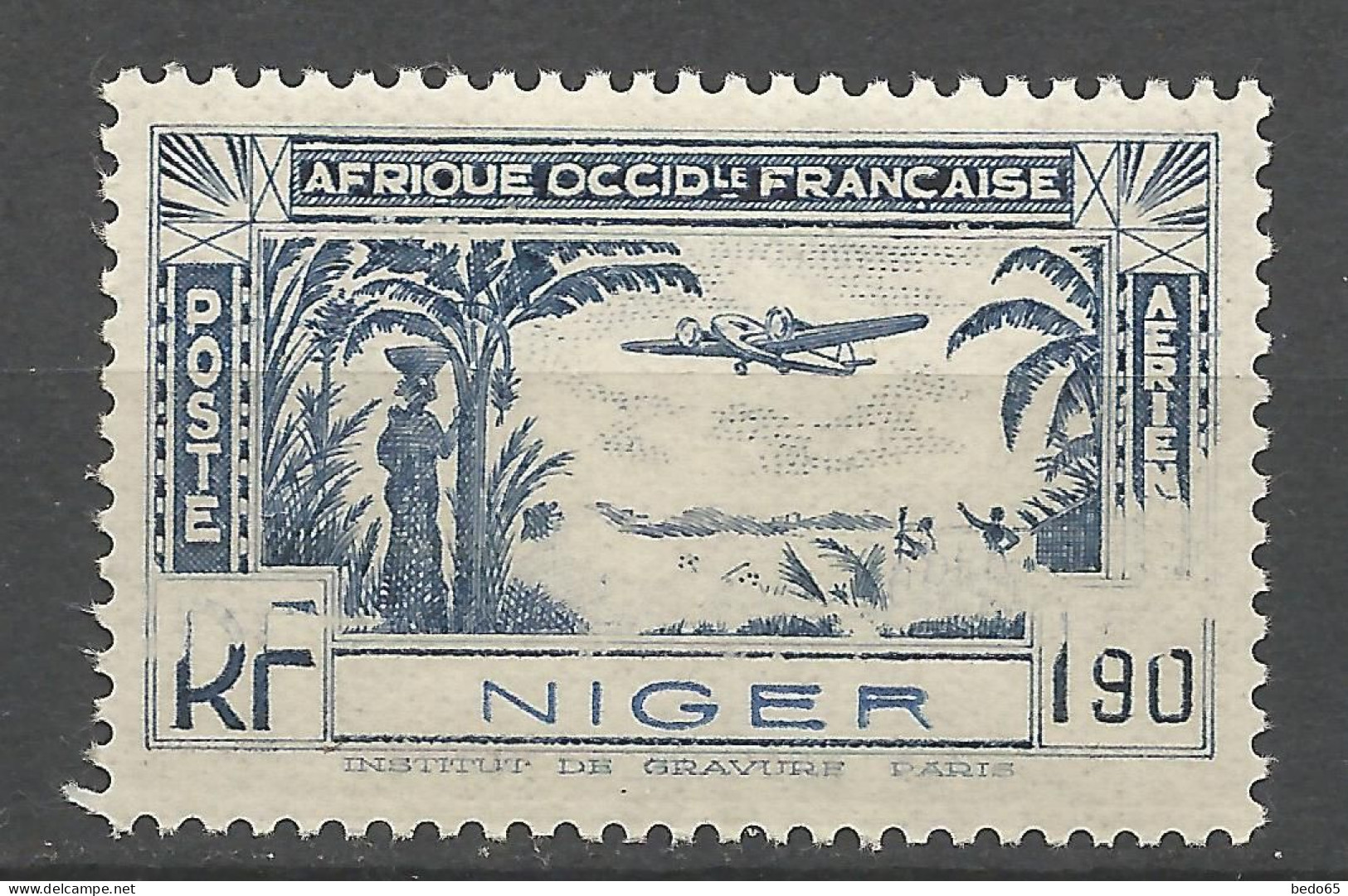 NIGER PA  N° 1 Défaut D'impression NEUF** LUXE SANS CHARNIERE / Hingeless  / MNH - Andere & Zonder Classificatie