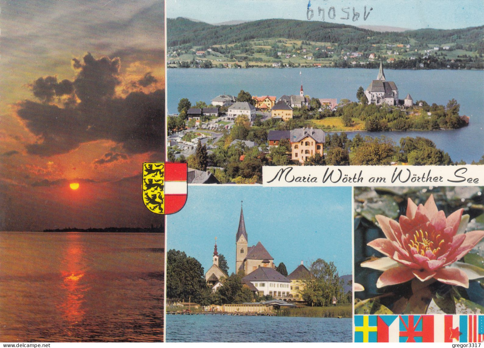 D6394) MARIA WÖRTH Am Wörthersee - Blumen - Sonnenaufgang - Kirche - Maria Wörth