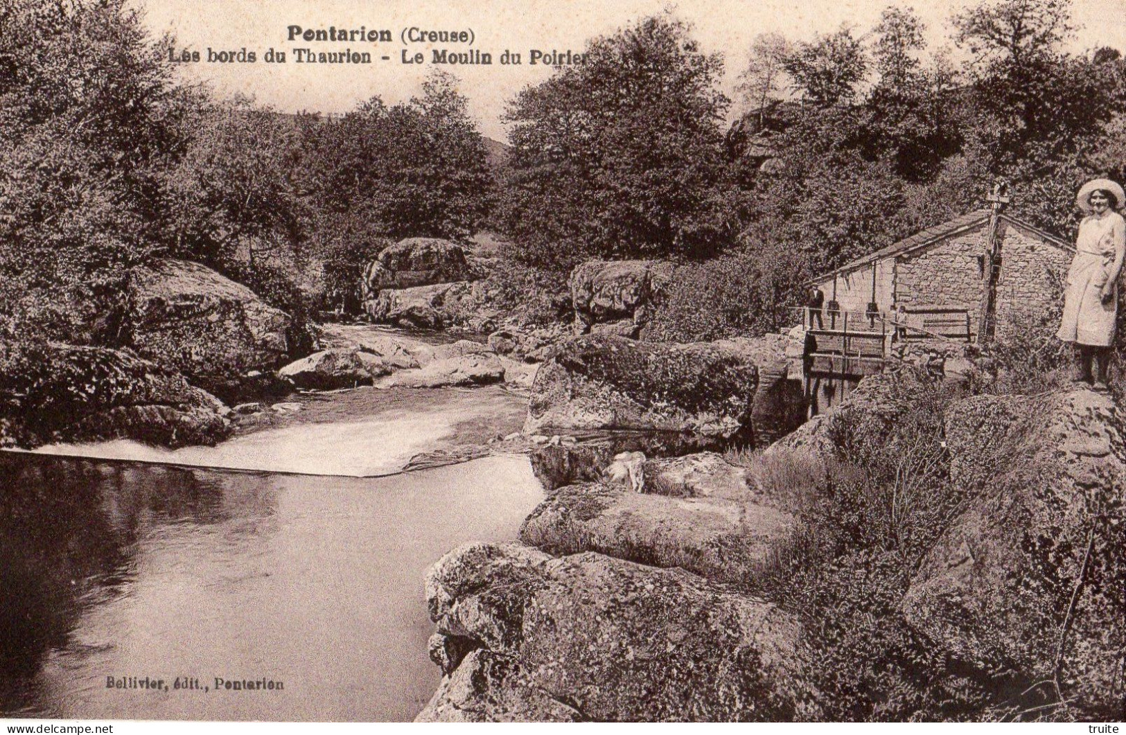 PONTARION LES BORDS DU THAURION LE MOULIN DU POIRIER - Pontarion