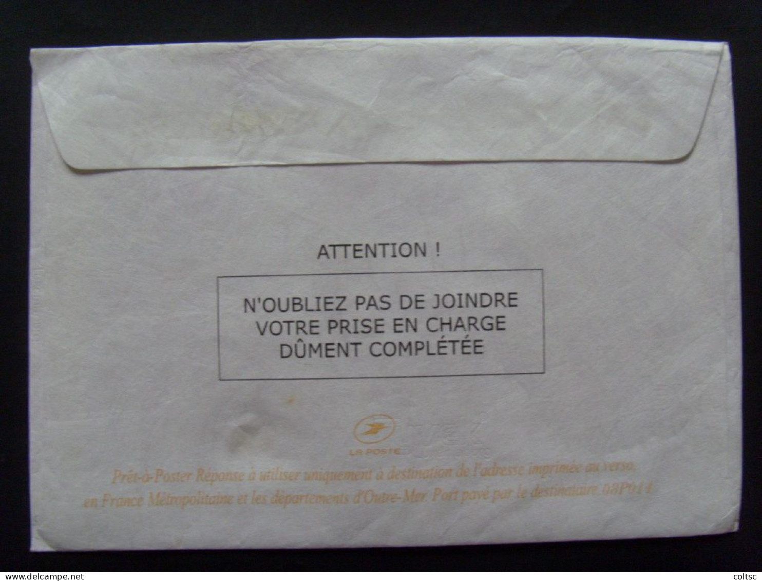 17989B- PAP Réponse Lamouche Phil@poste ADCN Papier Tyvek 08P014 Obl - Prêts-à-poster:Answer/Lamouche