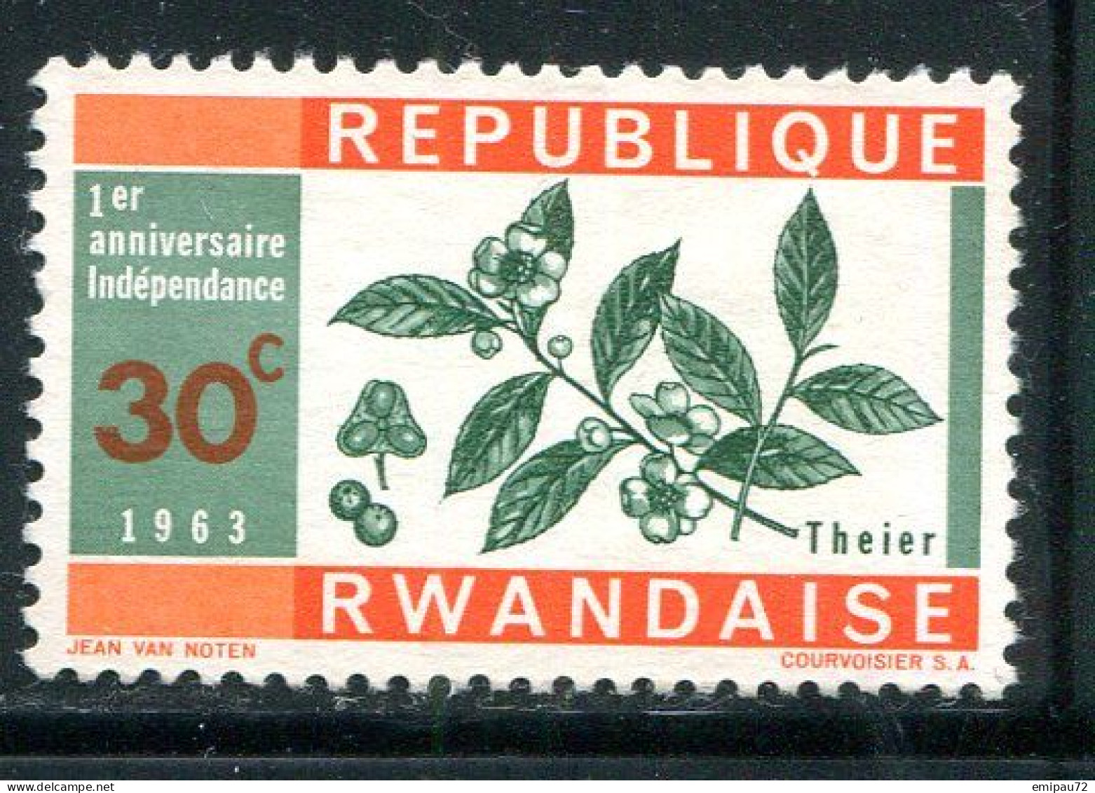 RWANDA- Y&T N°26- Oblitéré - Oblitérés