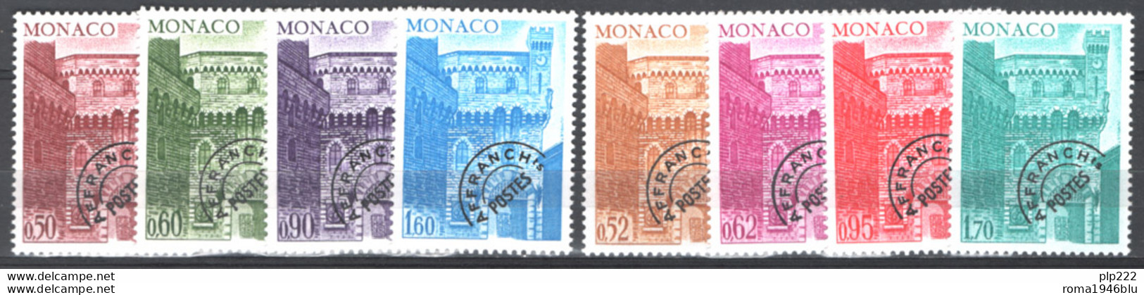 Monaco 1976 Annata Completa Con Preann / Complete Year Set With Precancel **/MNH VF - Annate Complete