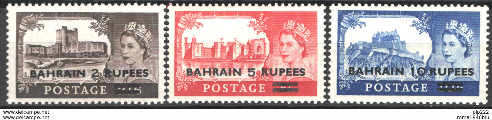 Bahrein 1955 Y.T.88/90 **/MNH VF - Bahrein (...-1965)