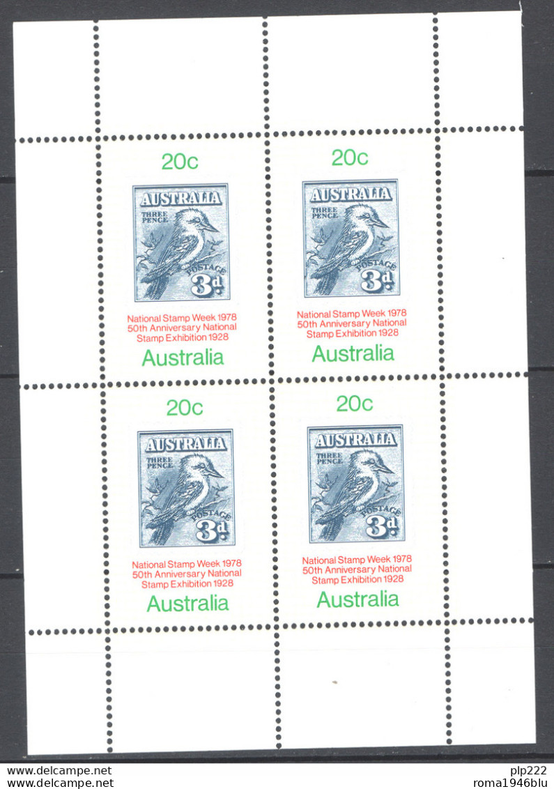 Australia 1978 Y.T.BF6 **/MNH VF - Blocs - Feuillets