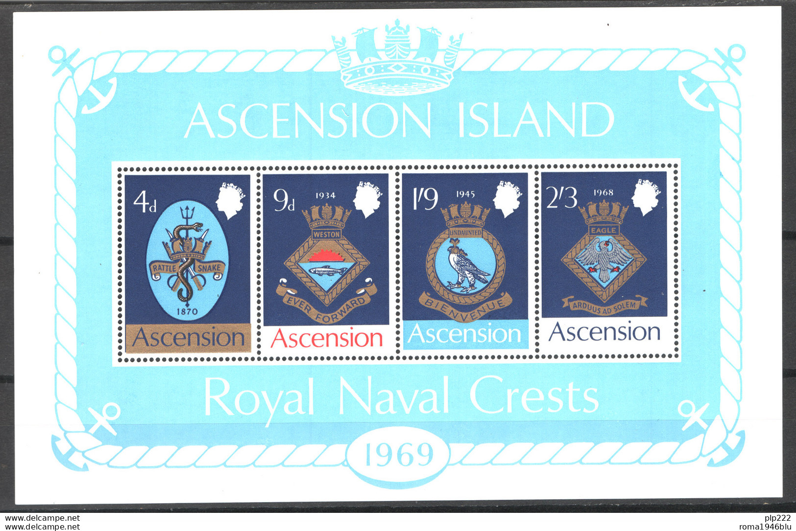 Ascension 1969 Y.T.BF1 **/MNH VF - Ascension (Ile De L')