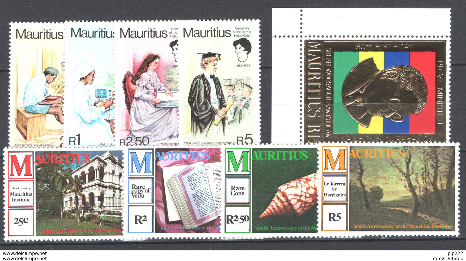 Mauritius 1980 Y.T.510/18 **/MNH VF - Mauritius (1968-...)