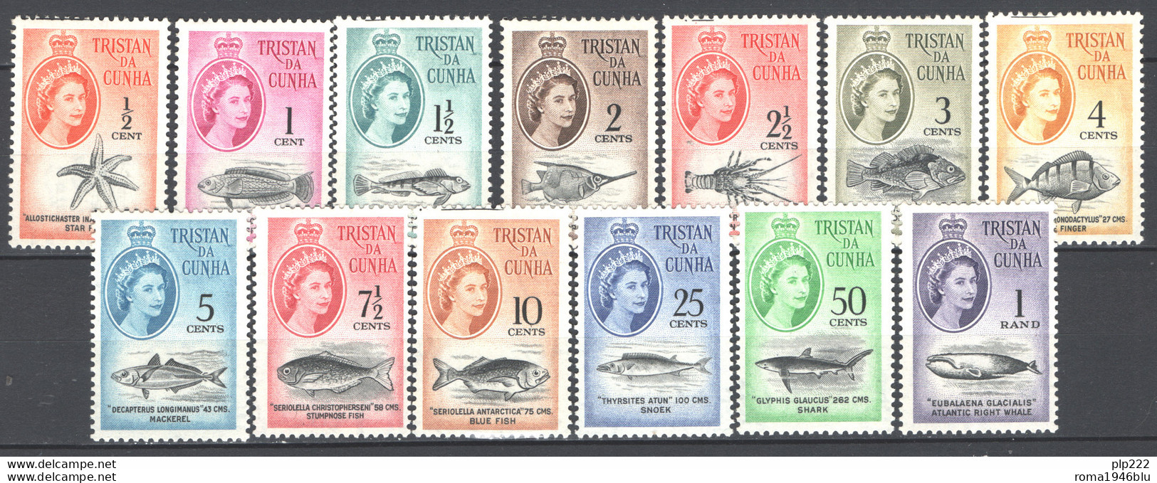 Tristan Da Cunha 1961 Y.T.42/54 **/MNH VF - Tristan Da Cunha