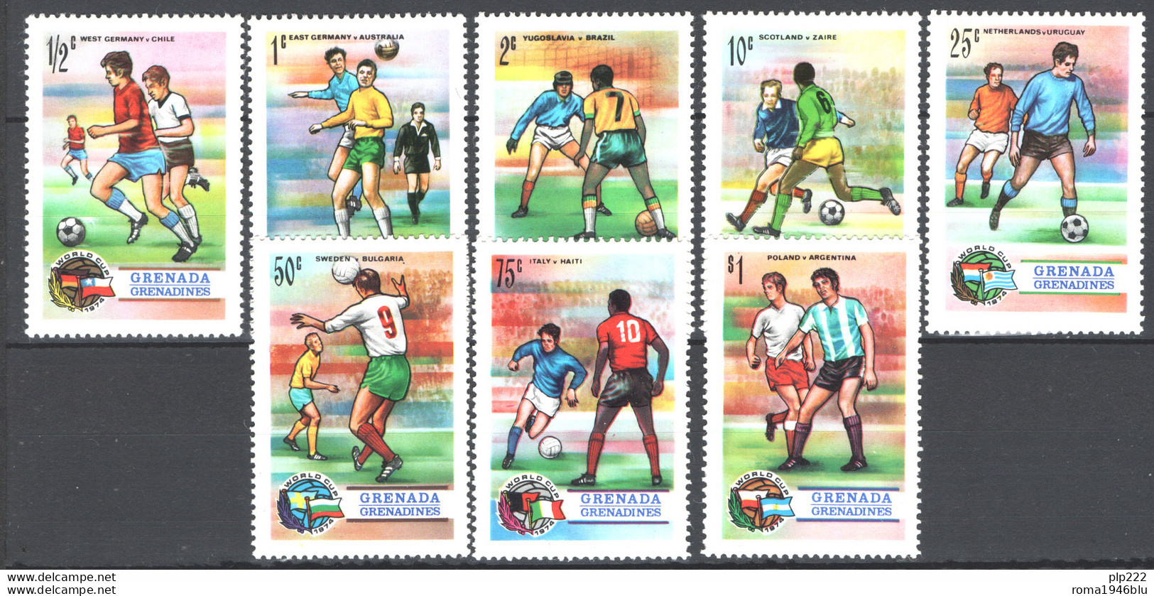 Grenada - Grenadine 1974 Y.T.15/22 **/MNH VF - Grenada (...-1974)