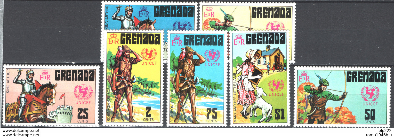 Grenada 1972 Y.T.419/25 **/MNH VF - Grenada (...-1974)