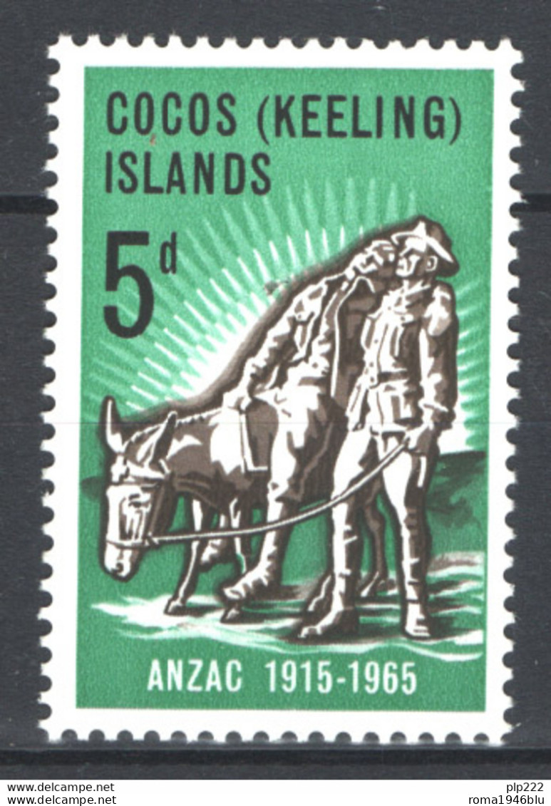 Isole Cocos 1965 Y.T.7 **/MNH VF - Isole Cocos (Keeling)