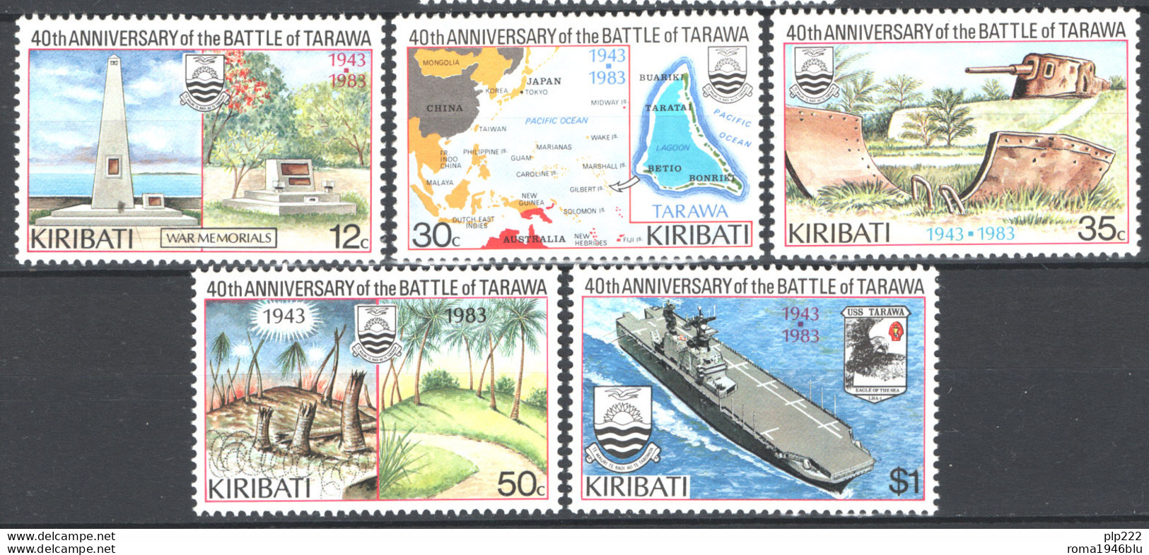 Kiribati 1983 Y.T.109/13 **/MNH VF - Kiribati (1979-...)