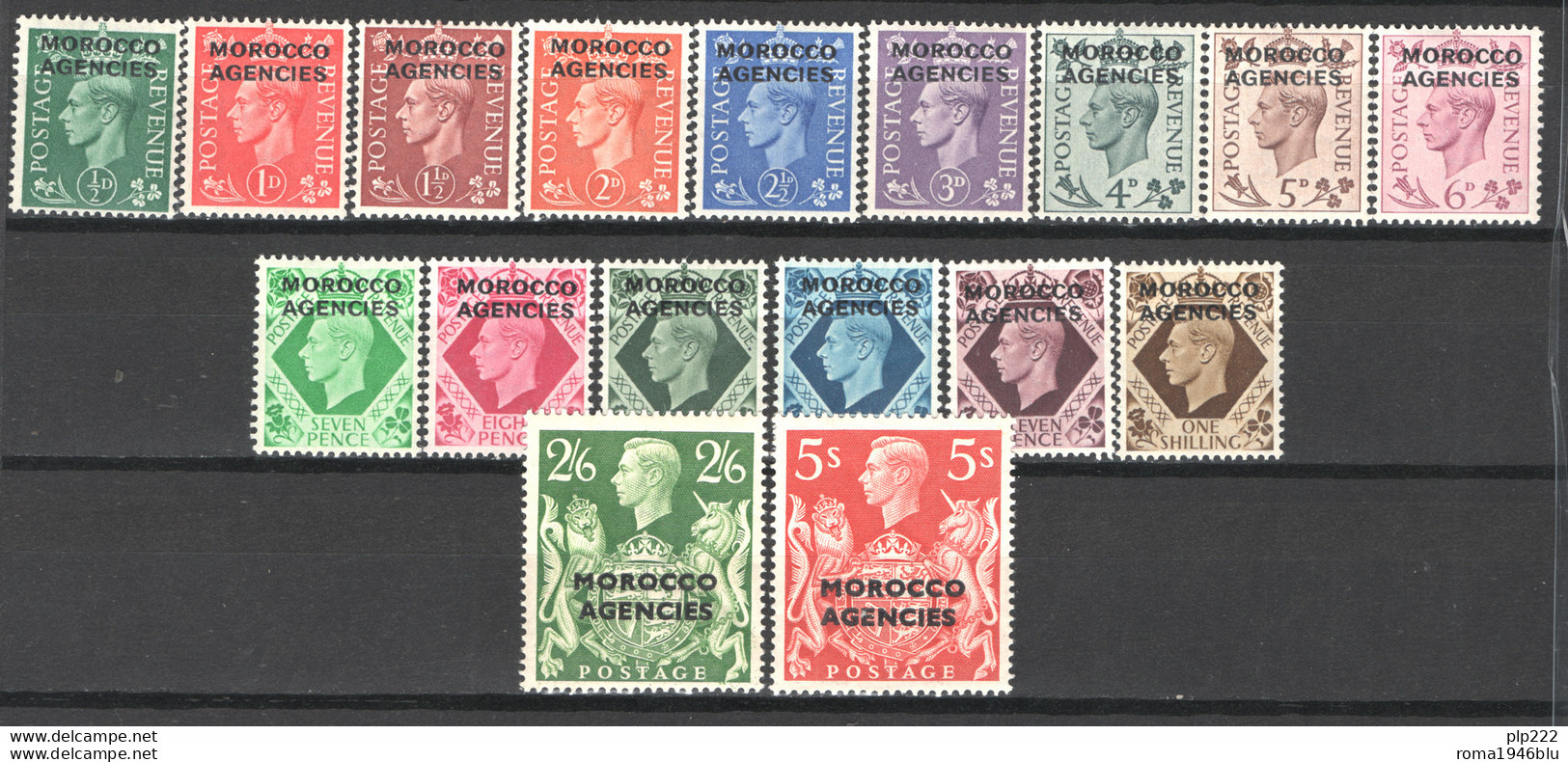 Marocco 1949 Tutti Gli Uffici / All Officies Y.T.39/55 */MH VF/F - Oficinas En  Marruecos / Tanger : (...-1958