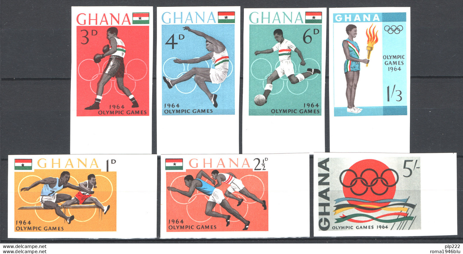 Ghana 1964 Y.T.171/77 ND **/MNH VF - Ghana (1957-...)