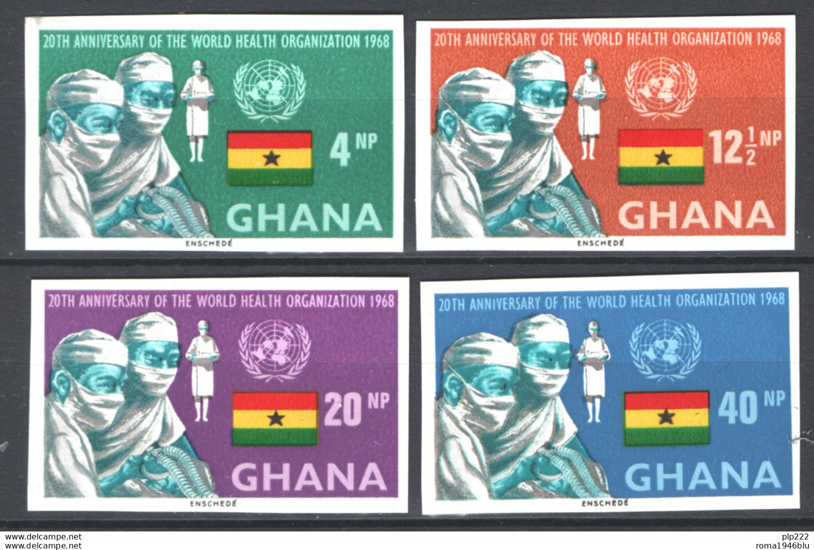 Ghana 1968 Y.T.324/27 ND **/MNH VF - Ghana (1957-...)