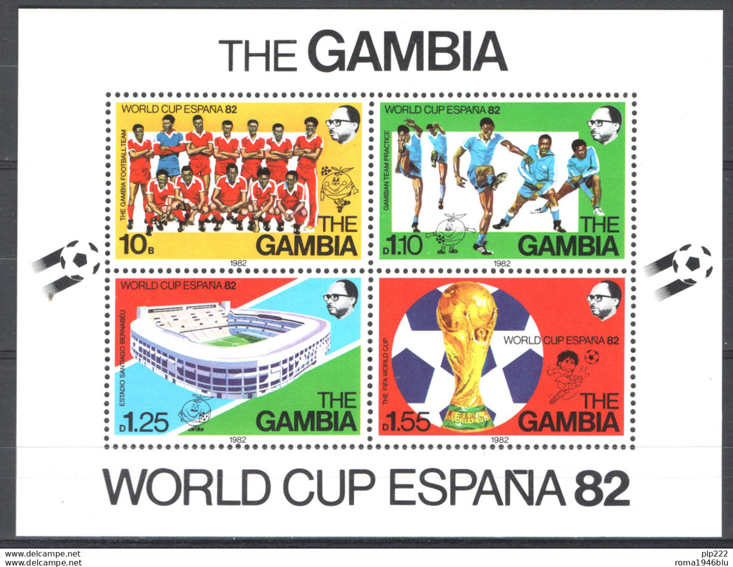 Gambia 1982 Y.T.BF6 **/MNH VF - Gambia (1965-...)