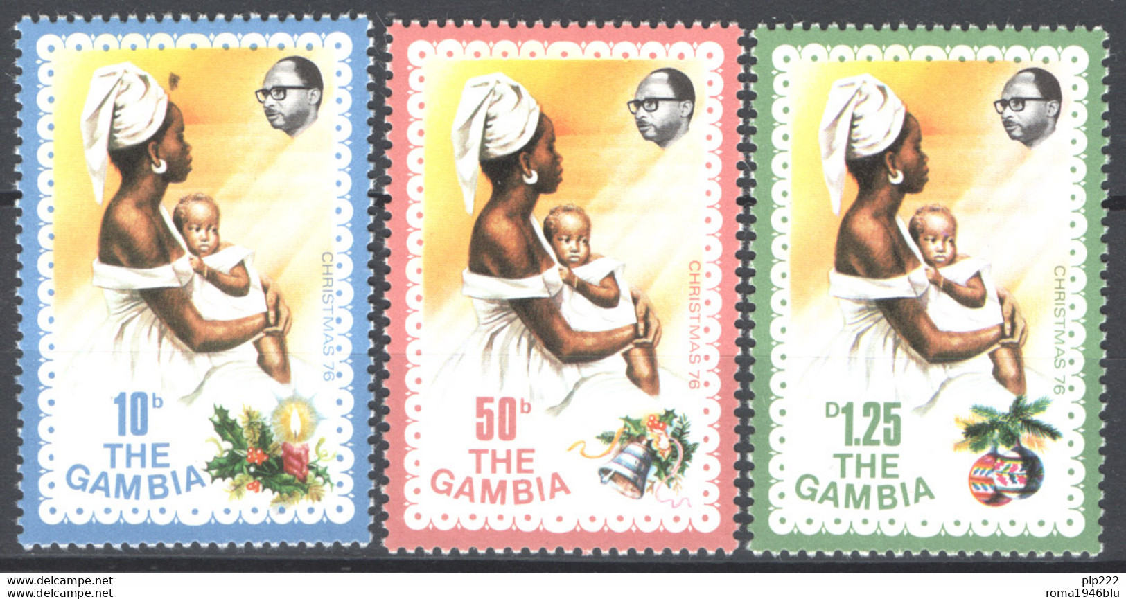 Gambia 1976 Y.T.327/29 **/MNH VF - Gambia (1965-...)
