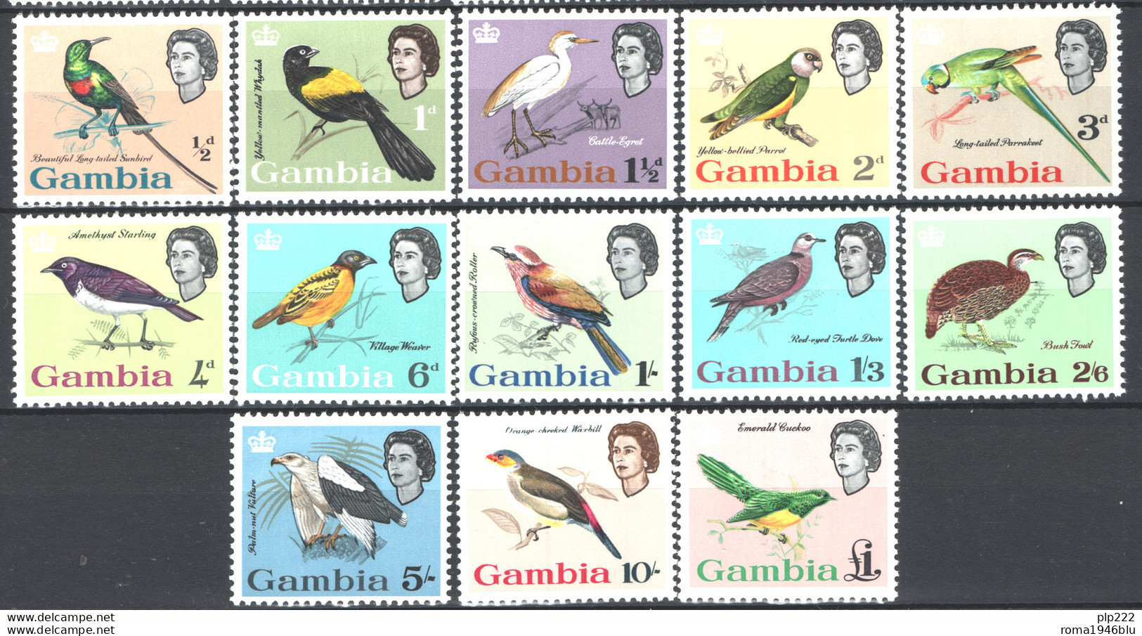 Gambia 1963 Y.T.168/80 **/MNH VF - Gambia (...-1964)