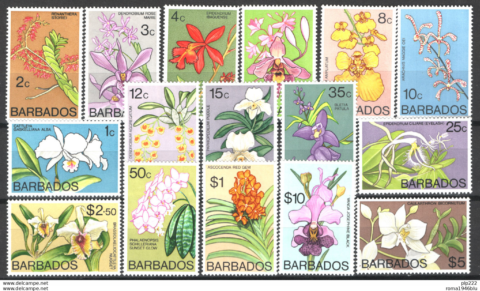 Barbados 1974 Y.T.373/88 **/MNH VF - Barbados (1966-...)