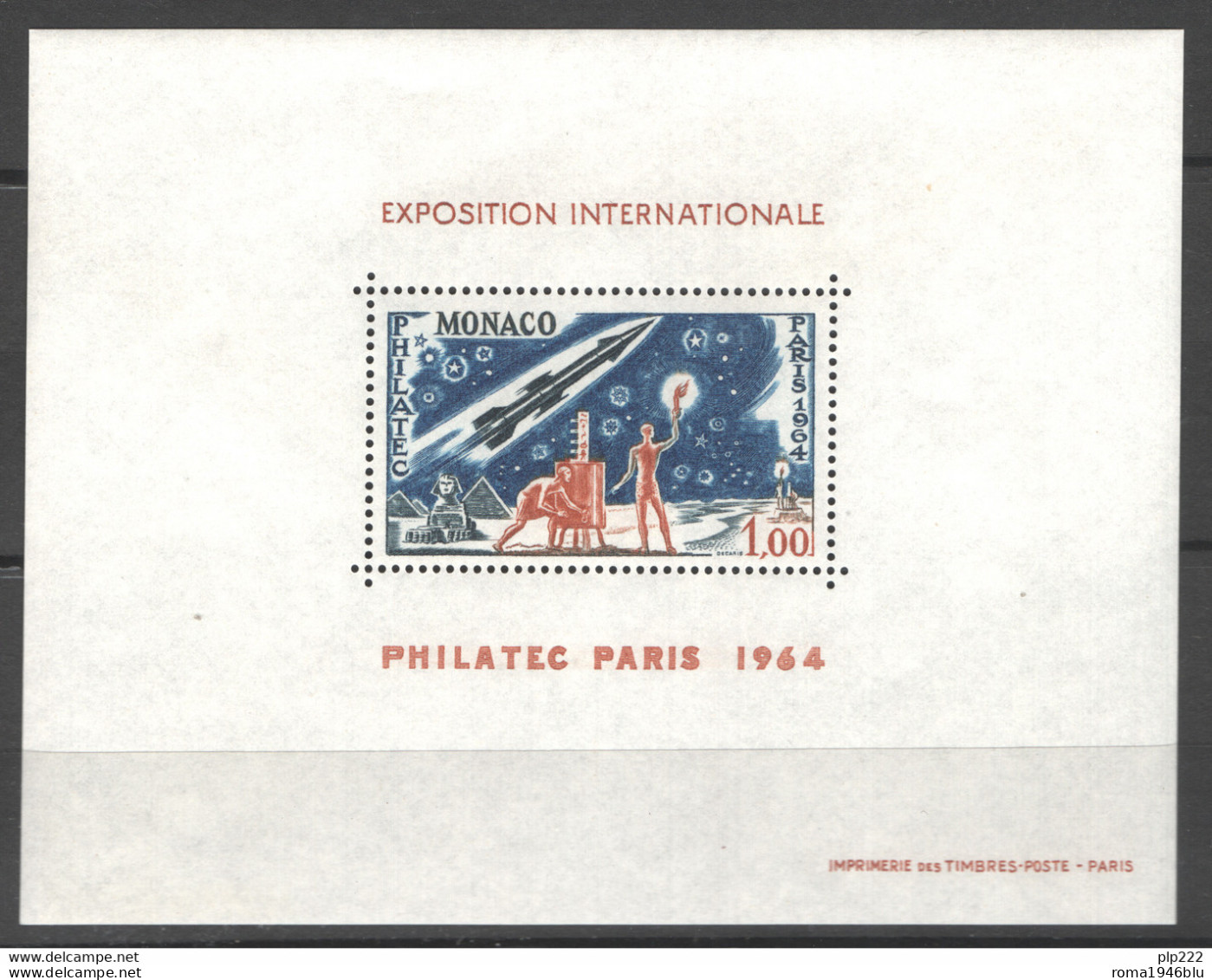 Monaco 1964 Philatec Unif. BFS5 **/MNH VF - Blokken