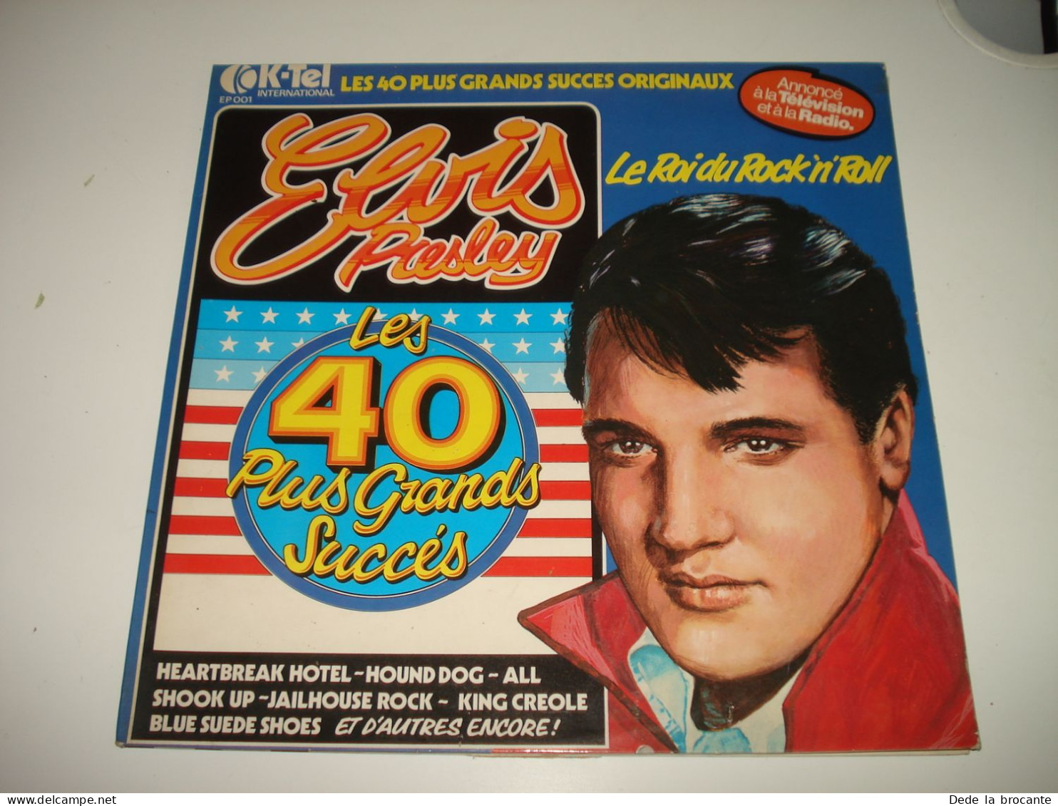 B11 (6) / Elvis " Le Roi Du " - Double Album - K TEL - EP 001 - Fr 1976 - N.M/EX - Country Et Folk