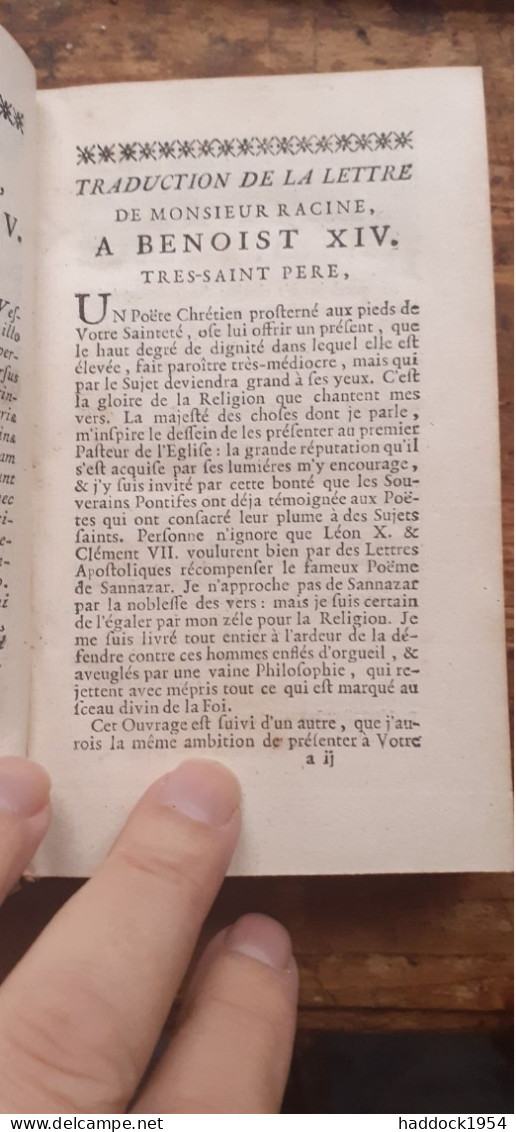 La Religion LOUIS RACINE Desaint Et Saillant 1756 - Auteurs Français