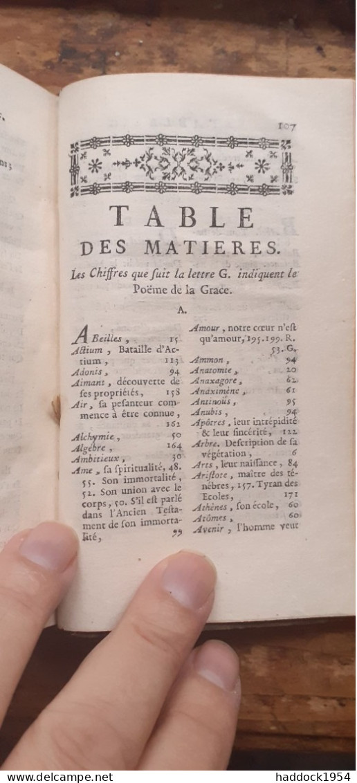 La Religion LOUIS RACINE Desaint Et Saillant 1756 - Autori Francesi