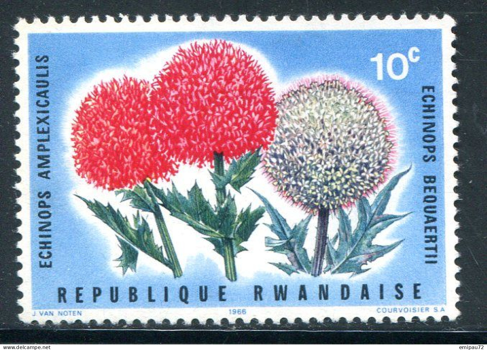 RWANDA- Y&T N°149- Neuf Sans Charnière ** (fleur) - Usati