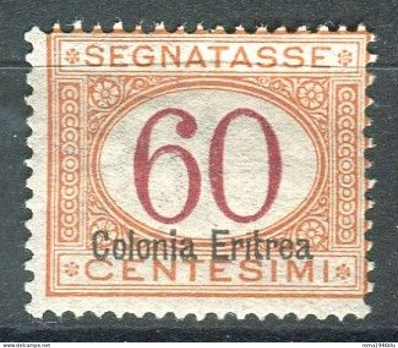 ERITREA 1920-26 SEGNATASSE 60 C. ** MNH - Eritrea