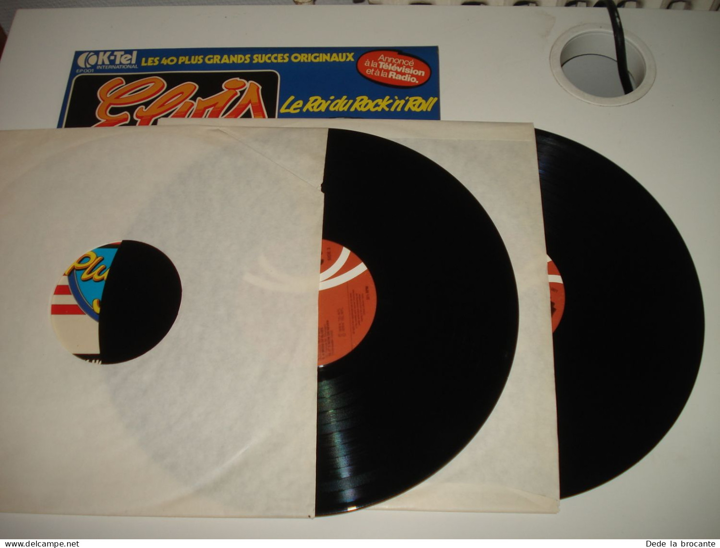 B11 (7)/ Elvis " Le Roi Du " - Double Album - K TEL - EP 001 - Fr 1976 - N.M/N.M - Country Et Folk