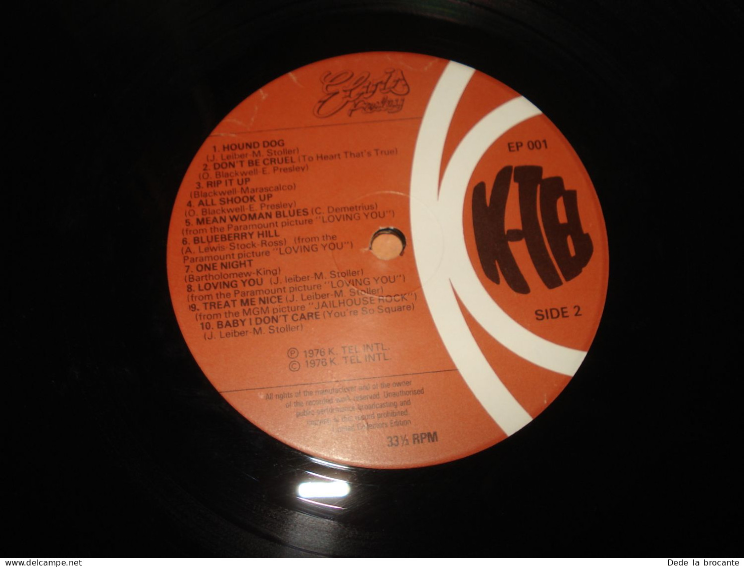 B11 (7)/ Elvis " Le roi du " - Double album - K TEL - EP 001 - Fr 1976 - N.M/N.M