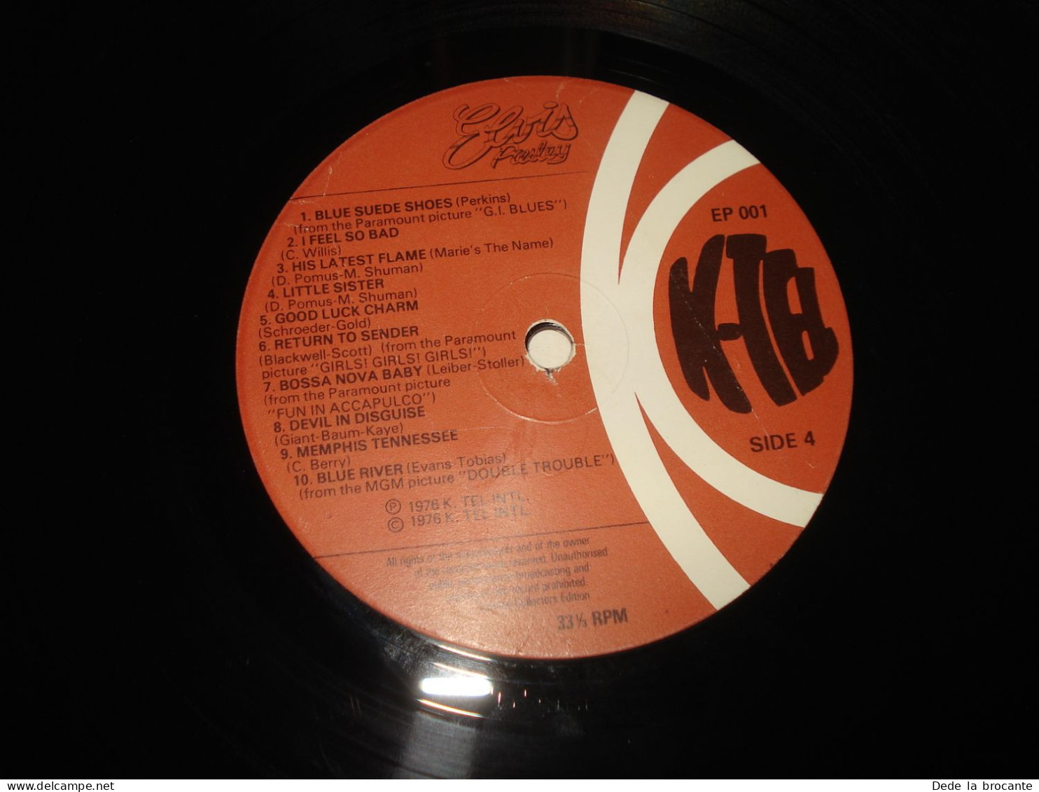 B11 (7)/ Elvis " Le roi du " - Double album - K TEL - EP 001 - Fr 1976 - N.M/N.M