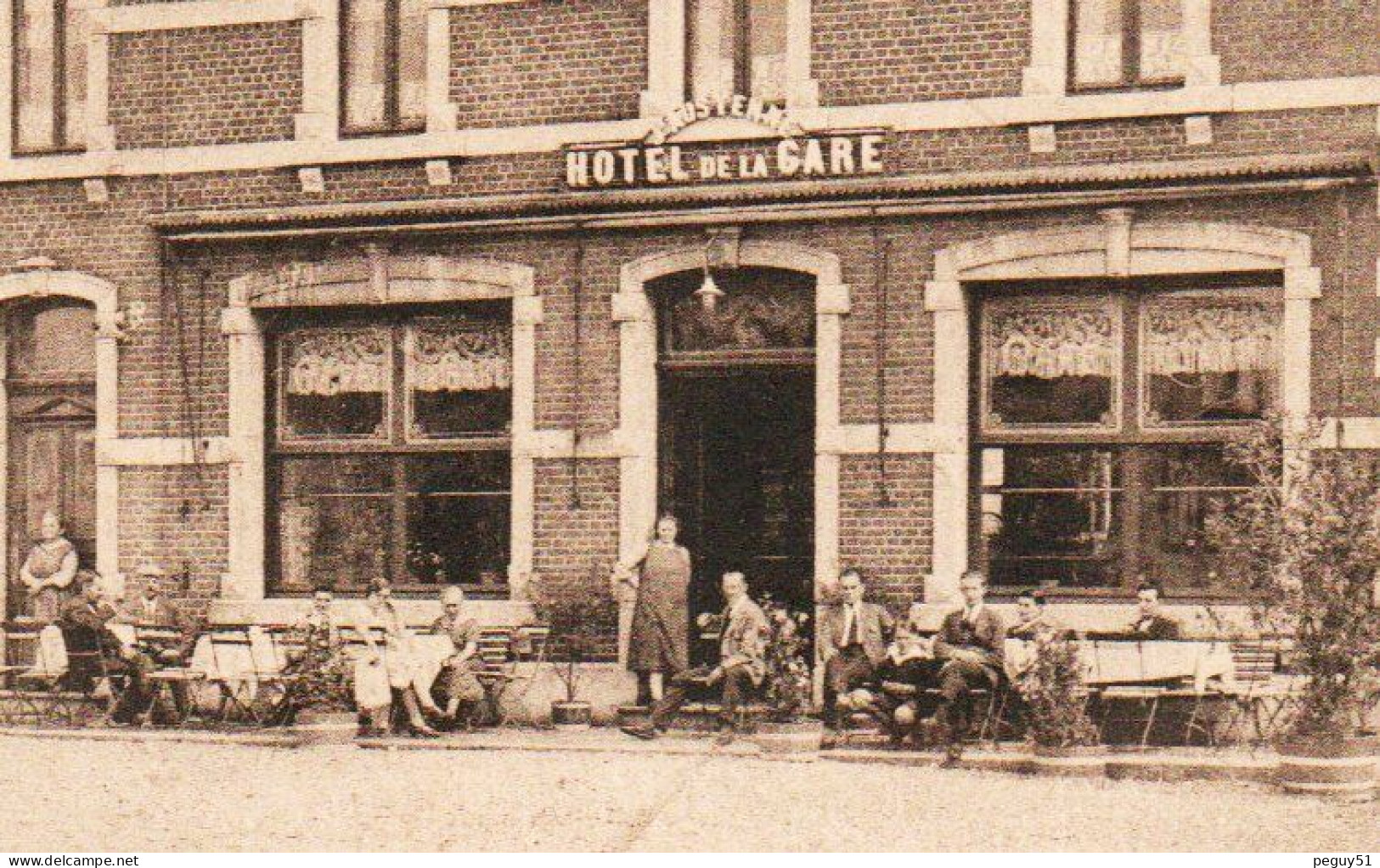 Melreux-sur-Ourthe ( Hotton). Hôtel - Restaurant De La Gare. ( Propr. J. Austenne). Terminus Trams. - Hotton