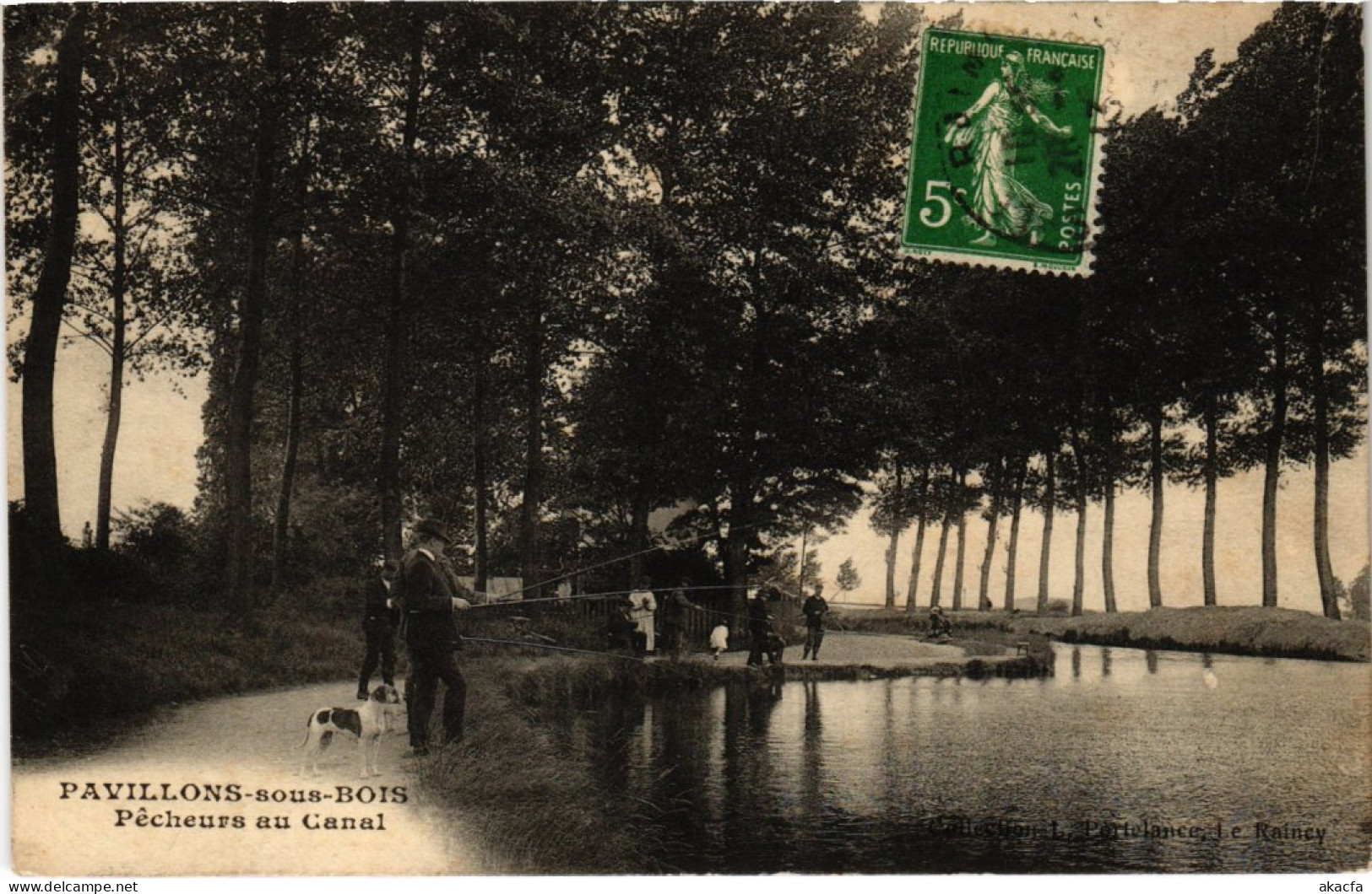 CPA LES PAVILLONS-suos-BOIS Pecheurs Au Canal (1352949) - Les Pavillons Sous Bois
