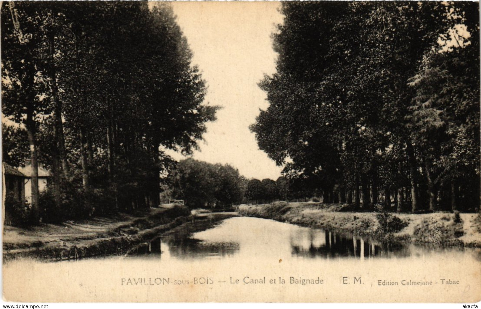 CPA LES PAVILLONS-suos-BOIS Le Canal Et La Baignade (1352957) - Les Pavillons Sous Bois