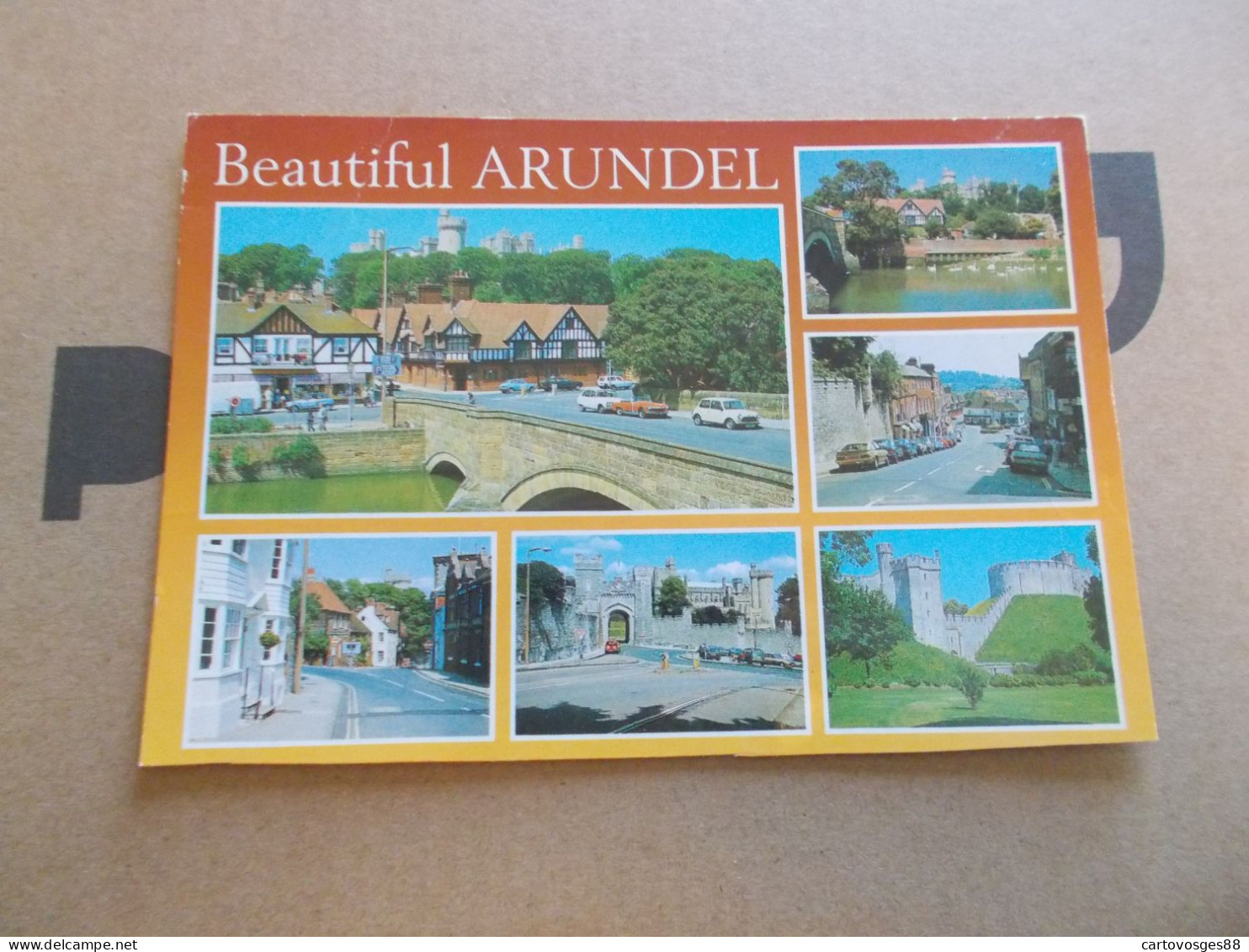 BEAUTIFUL ARUNDEL  SUSSEX  ( ENGLAND ANGLETERRE )   6 JOLIES VUES - Arundel