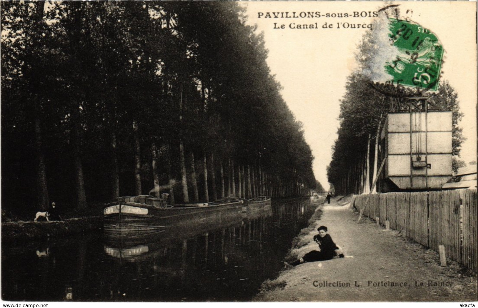 CPA LES PAVILLONS-sous-BOIS Le Canal De L'Ourcq (1353829) - Les Pavillons Sous Bois
