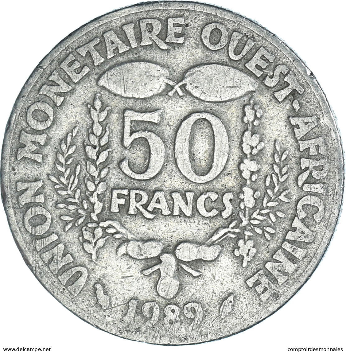 Monnaie, Communauté économique Des États De L'Afrique De L'Ouest, 50 Francs - Costa D'Avorio