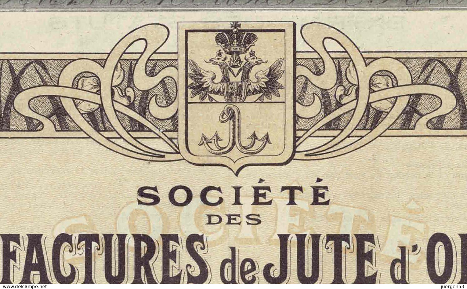 Société Des Manufactures De Jute D'Odessa - Textile