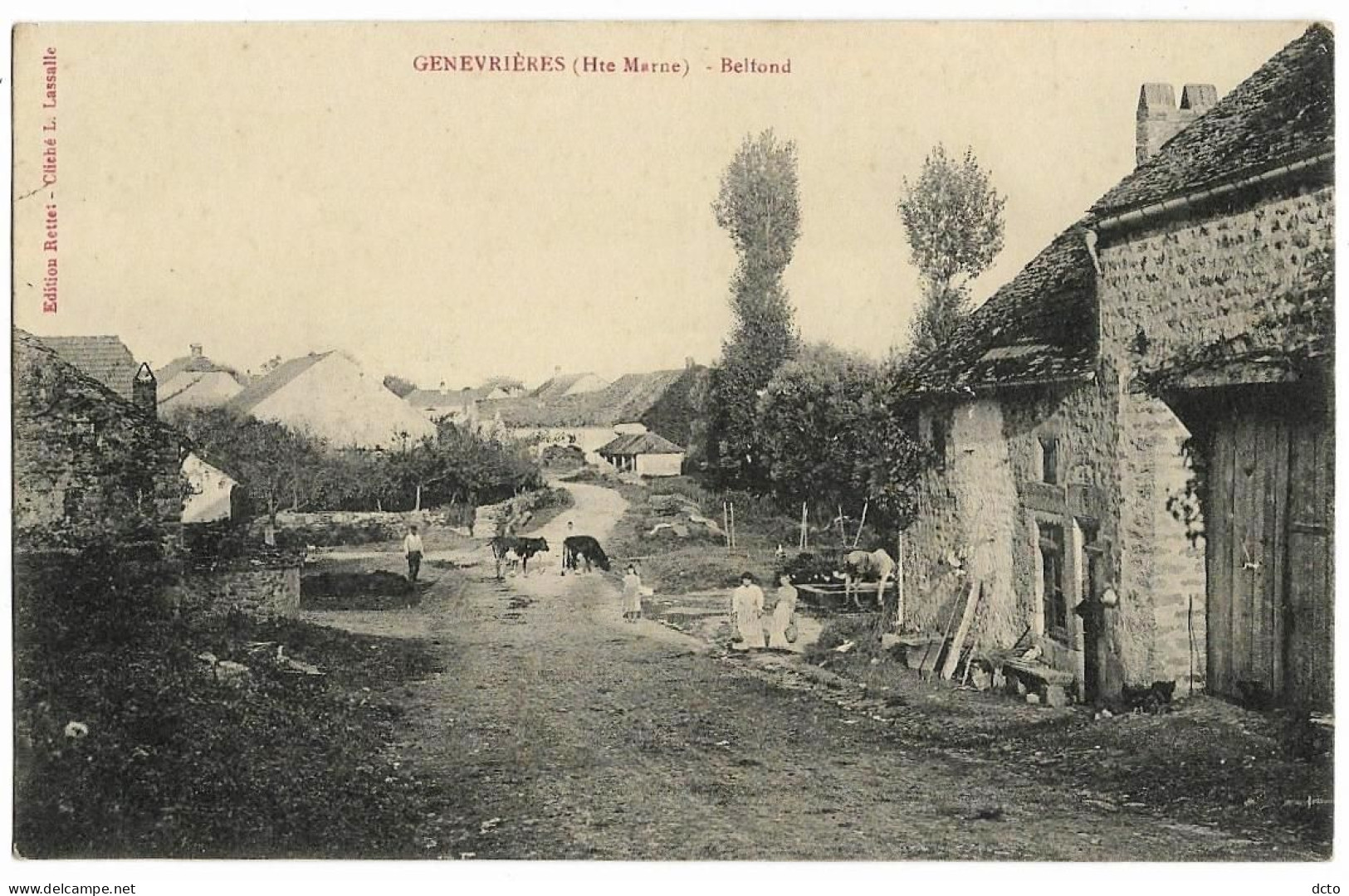 GENEVRIERES (52) Belfond Ed. Rettet - Juzennecourt