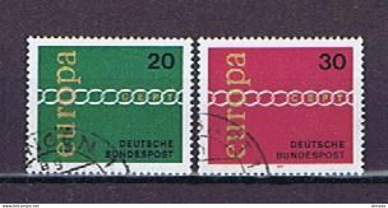 BRD (West) Germany 1971: Michel 675-676 Gestempelt, Used, Europa Cept (M) - 1971