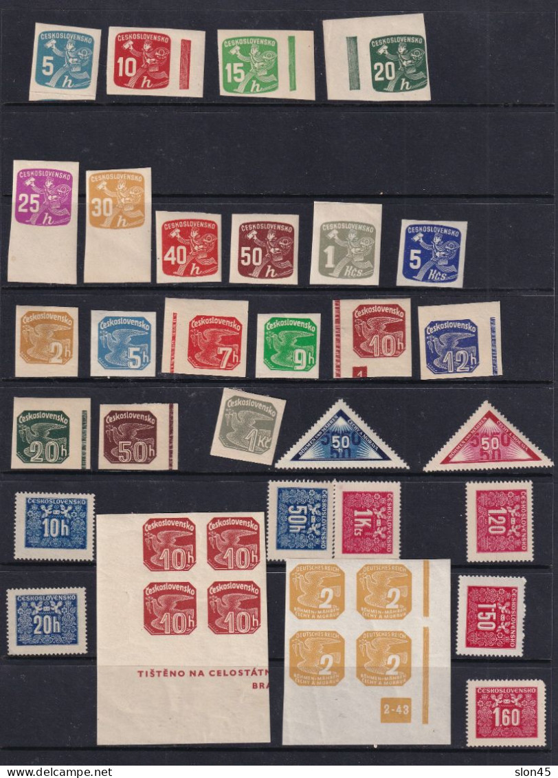 Czechoslovakia Mi Block 1/FDC+MNH/+Numerical Stamps MNH/MH 15595 - Lots & Serien