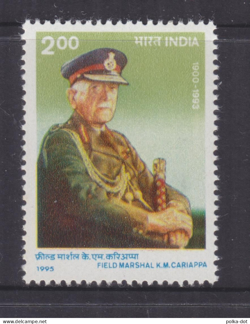 INDIA 1995 FIELD MARTIAL K.M.CARIAPPA MNH - Ungebraucht