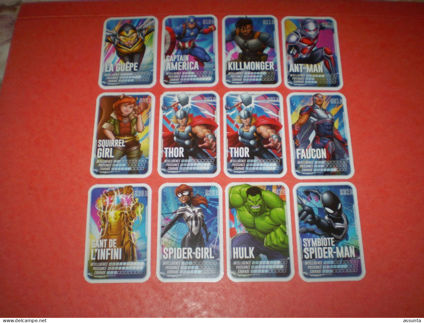 Carte MARVEL Leclerc, Le Lot De Cartes - Marvel