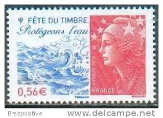 France 2010 - Fête Du Timbre, Protection De L'eau / Stamp Day, Protection Of Water - MNH - Protection De L'environnement & Climat