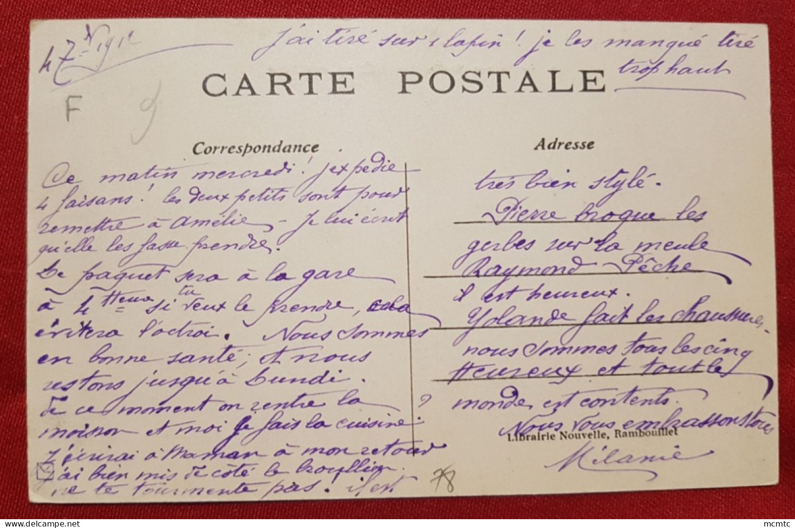 CPA - Le Perray  -(S.-et-O.) - L'Etang Côté Nord - Le Perray En Yvelines